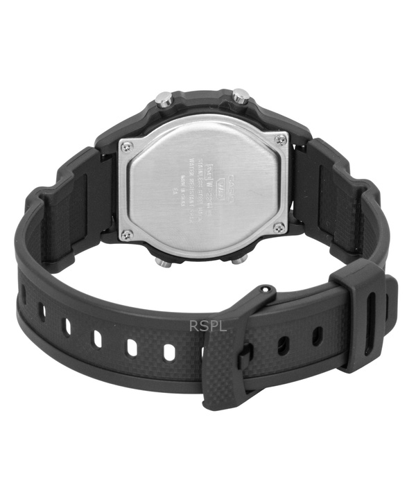 Casio Standard Digital Bio-Based Resin Strap Quartz W-220H-1A2V Unisex Watch 4 Casio Standard Digital Bio-Based Resin Strap Quartz W-220H-1A2V Unisex Watch