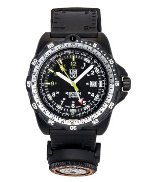 Luminox Recon Nav Spec GMT Rubber Strap Black Dial Quartz Diver's XL.8837.SET 200M Men's Watch