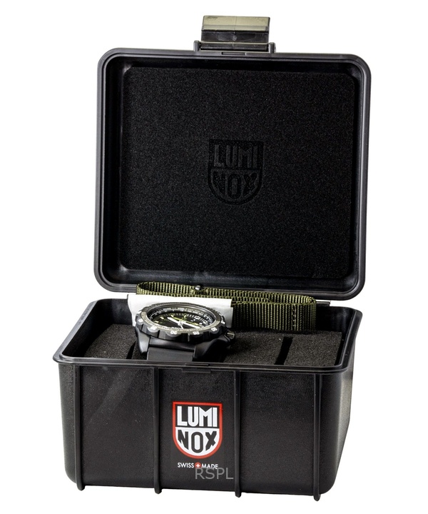 Luminox Recon Nav Spec GMT Rubber Strap Black Dial Quartz Diver's XL.8837 Luminox Recon Nav Spec GMT Rubber Strap Black Dial Quartz Diver's XL.8837.SET 200M Men's Watch