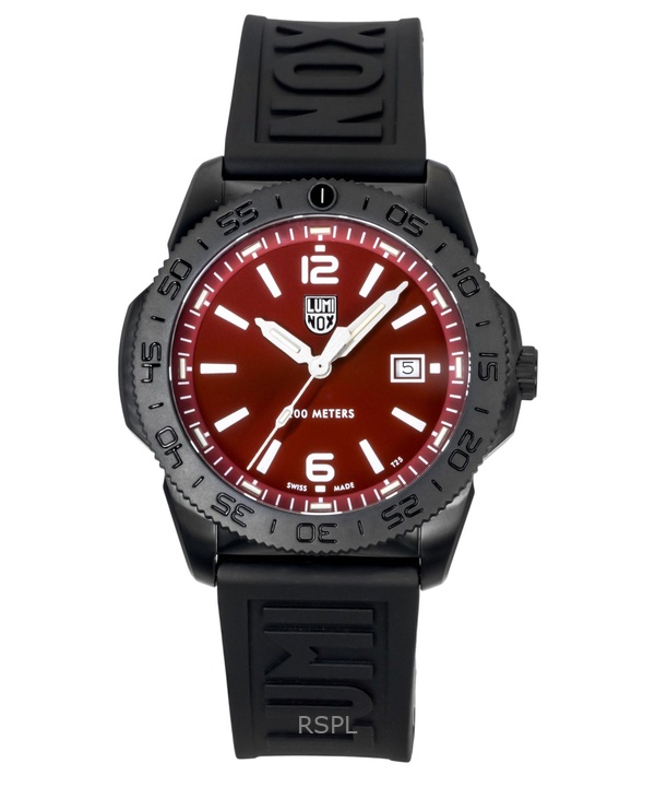 Luminox Pacific Diver Rubber Strap Red Sunray Dial Quartz Diver's XS.3135 Luminox Pacific Diver Rubber Strap Red Sunray Dial Quartz Diver's XS.3135.B 200M Men's Watch