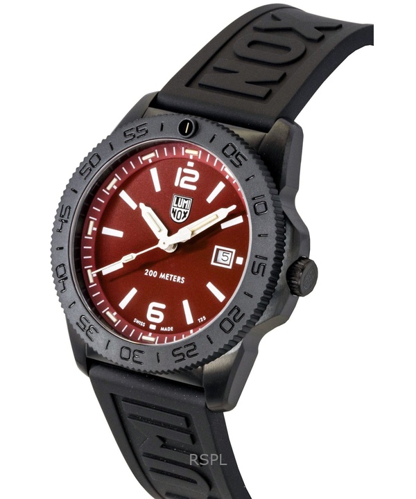 Luminox Pacific Diver Rubber Strap Red Sunray Dial Quartz Diver's XS.3135 Luminox Pacific Diver Rubber Strap Red Sunray Dial Quartz Diver's XS.3135.B 200M Men's Watch