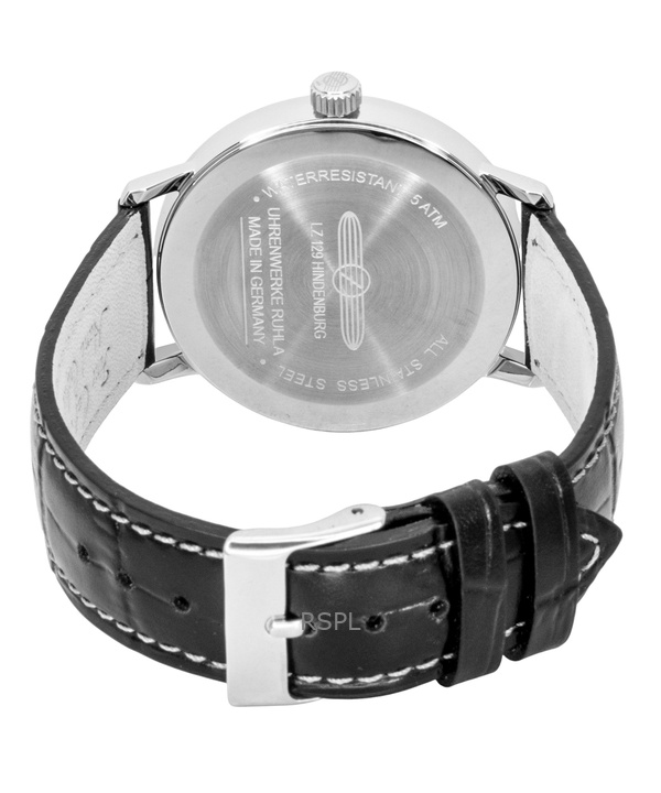 Zeppelin LZ 129 Hindenburg Leather Strap Green Dial Quartz 80484 Men's Watch 3 Zeppelin LZ 129 Hindenburg Leather Strap Green Dial Quartz 80484 Men's Watch